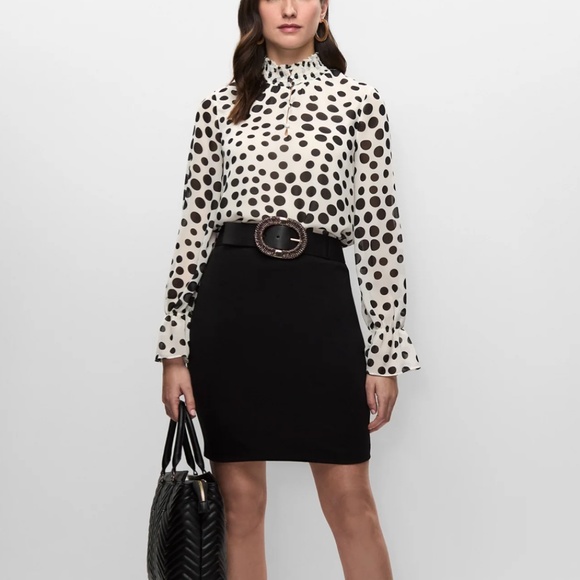 Bi-Stretch Black Pencil Skirt - Picture 1 of 10